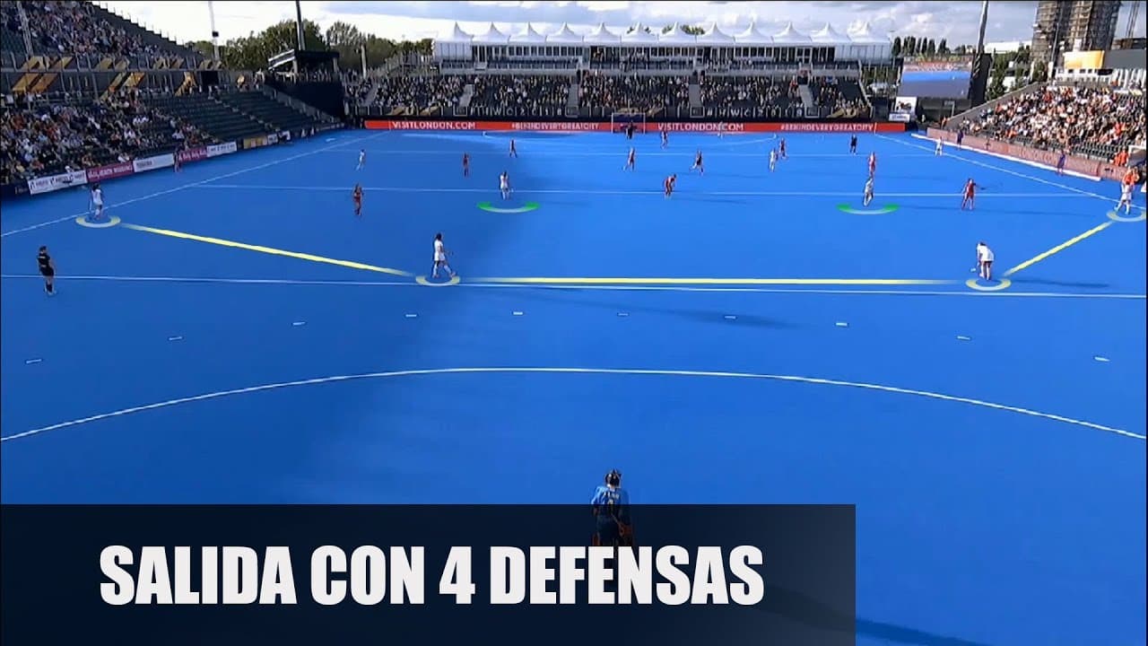 Salida con 4 defensas