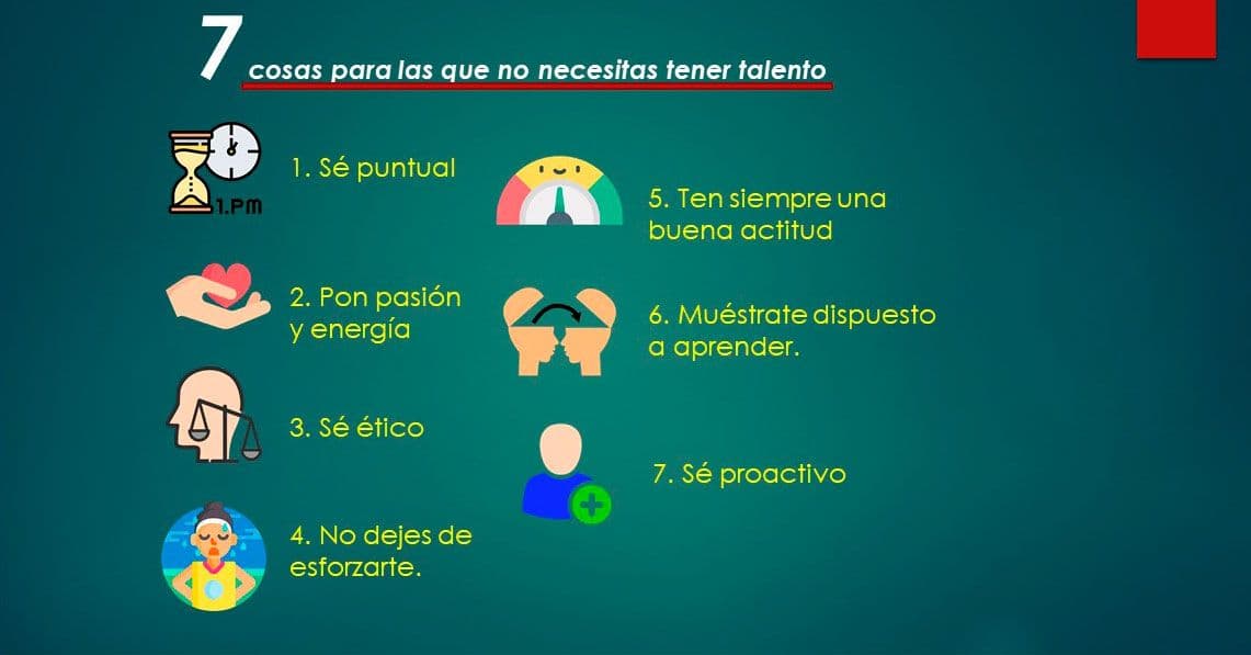 7 actitudes de un deportista que no necesitan de talento