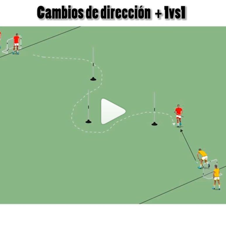 Físico tecnico hockey: cambios de dirección
