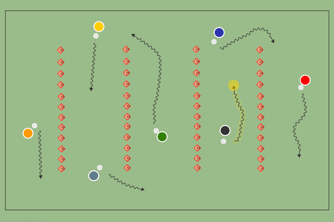Juego de los carriles