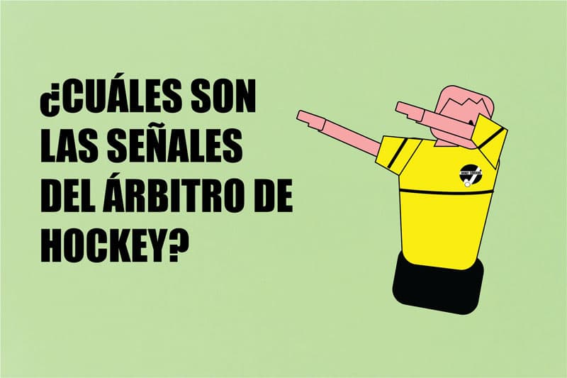 Las señales del árbitro de hockey